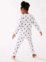 Çocuk Krem Saf Pamuklu Minnie Mouse™ Pijama Takımı (2-7 Yaş)