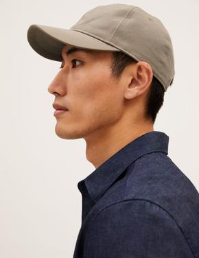 Erkek Çok Renkli Saf Pamuklu 2'li Sun Smart Şapka Seti