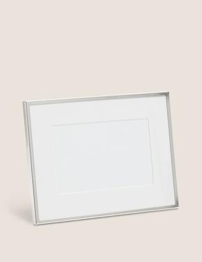 Ev Gümüş Metal Fotoğraf Çerçevesi 10x15 cm
