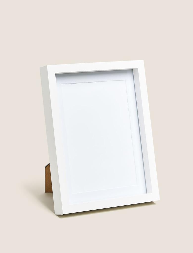 Ev Beyaz Ahşap Fotoğraf Çerçevesi 12x18 cm