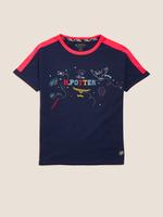 Kız Çocuk Lacivert Saf Pamuklu Harry Potter™ T-Shirt (2-16 Yaş)