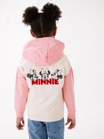 Kız Çocuk Pembe Minnie Mouse™ Kapüşonlu Bomber Ceket (2-7 Yaş)