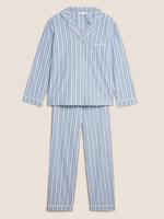 Kadın Mavi Saf Pamuklu Cool Comfort™ Pijama Takımı