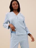 Kadın Mavi Saf Pamuklu Cool Comfort™ Pijama Takımı