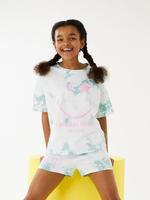 Çocuk Yeşil Saf Pamuklu SmileyWorld® Pijama Takımı (6-16 Yaş)