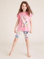 Çocuk Multi Renk Snoopy™ Kısa Kollu Pijama Takımı (6-16 Yaş)