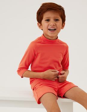 Erkek Çocuk Multi Renk 2'li Grafik Desenli Uzun Kollu Mayo Üstü (2-7 Yaş)
