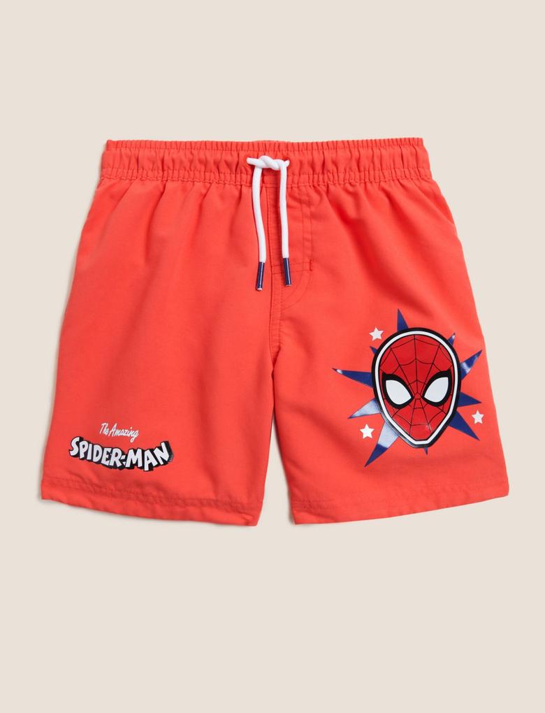 Erkek Çocuk Turuncu Spider-Man™ Deniz Şort (2-7 Yaş)