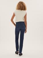 Kadın Lacivert Straight Leg Supersoft Jean Pantolon