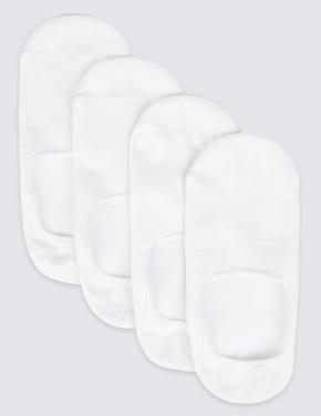 Erkek Beyaz 4'lü Cool & Fresh™ Spor Çorabı Seti