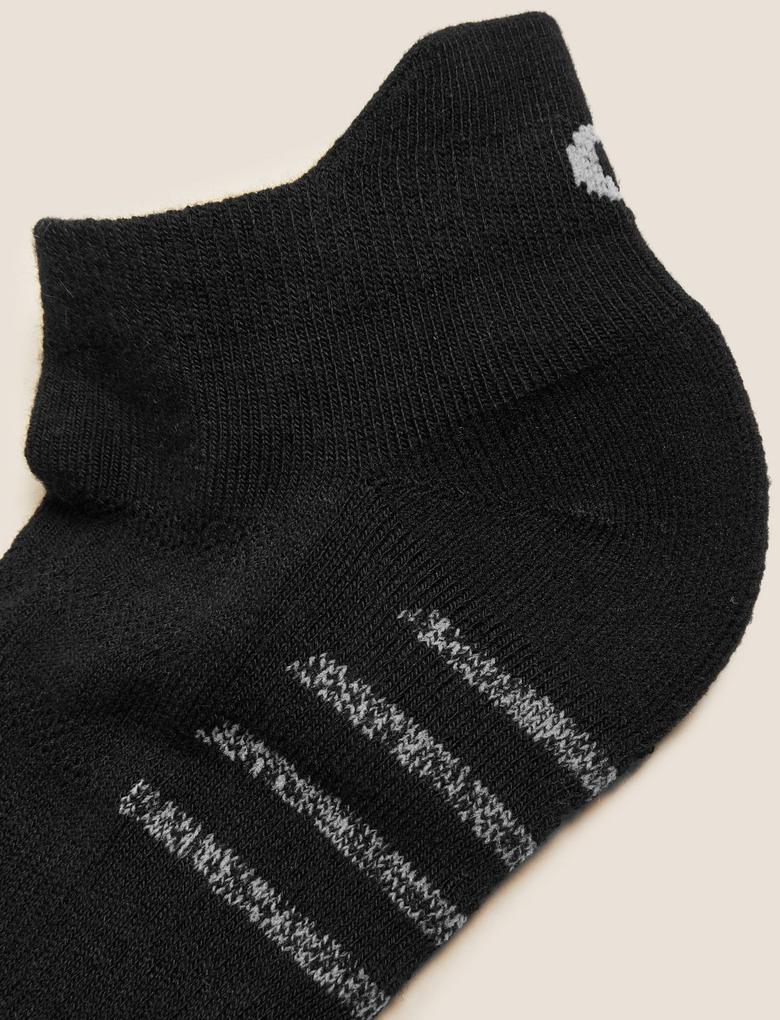 Erkek Siyah 5'li Freshfeet™ Spor Çorabı Seti