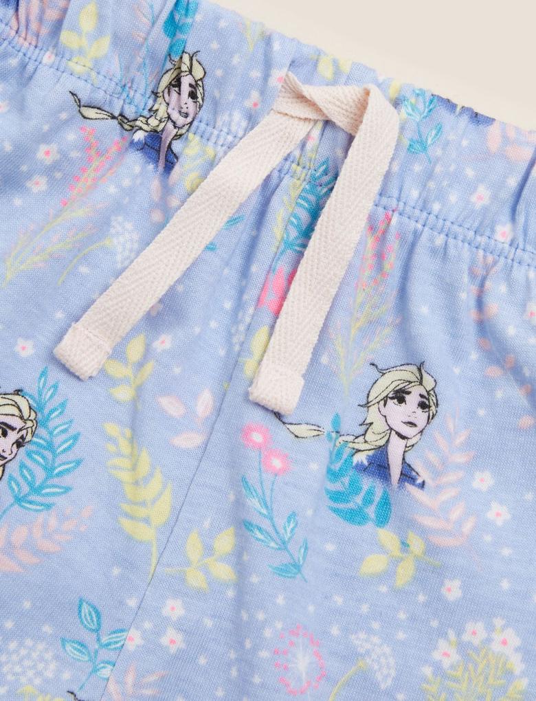 Çocuk Krem Saf Pamuklu Frozen™ Pijama Takımı (2-10 Yaş)