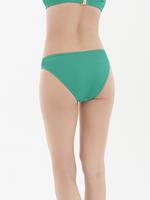 Kadın Yeşil Fitil Detaylı Yüksek Bel Bikini Altı