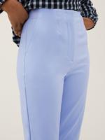 Kadın Mavi Slim Fit Yüksek Bel Pantolon