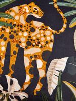 Ev Multi Renk Çita Desenli Küçük Kadife Yastık