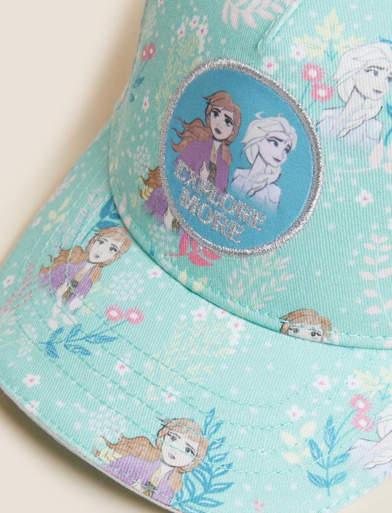  Yeşil Saf Pamuklu Frozen™ Şapka (1-10 Yaş)