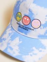  Mavi Saf Pamuklu SmileyWorld® Şapka (6-13 Yaş)