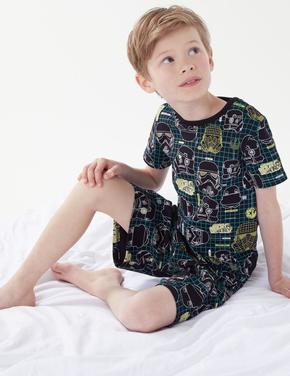 Çocuk Siyah Star Wars™ Pijama Takımı (5-14 Yaş)