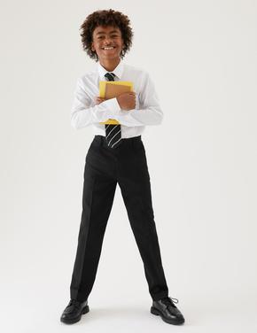 Çocuk Siyah Regular Fit Okul Pantolonu (2-16 Yaş)