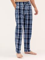 Erkek Lacivert Saf Pamuklu 2'li Pijama Altı Seti