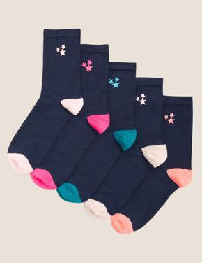 Kadın Lacivert 5'li Sumptuously Soft™ Çorap Seti