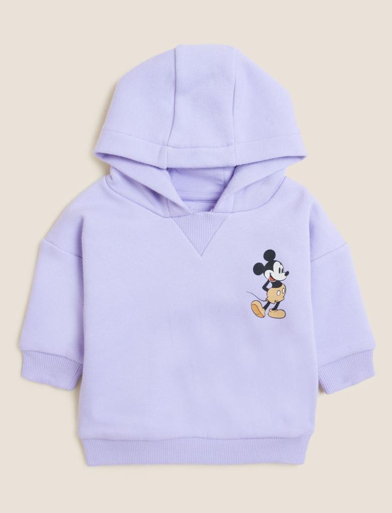  Mor Kapüşonlu Mickey Mouse™ Sweatshirt