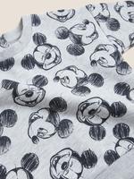  Gri Yuvarlak Yaka Mickey Mouse™ Sweatshirt