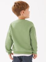 Erkek Çocuk Yeşil Toy Story™ Yuvarlak Yaka Sweatshirt (2-7 Yaş)