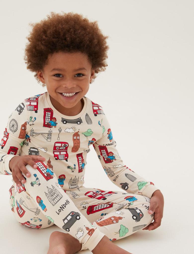 Çocuk Multi Renk Paddington™ Uzun Kollu Pijama Takımı