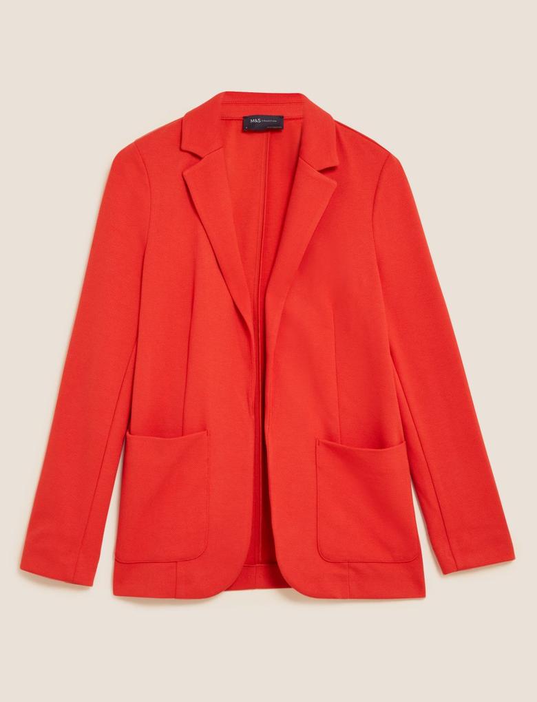 Kadın Kırmızı Relaxed Fit Örme Ceket