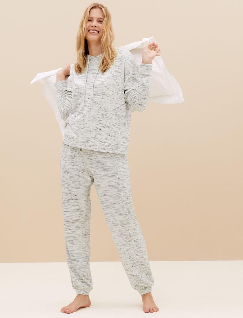 Gri Body Soft™ Yumuşak Dokulu Pijama Altı_0