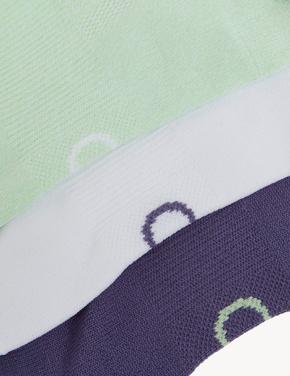 Yeşil 3'lü Freshfeet™ Spor Çorabı Seti Marks And Spencer